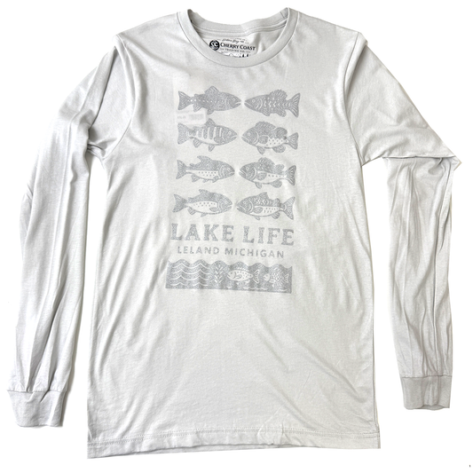 Lake Life Long Sleeve (Metallic/Silver)